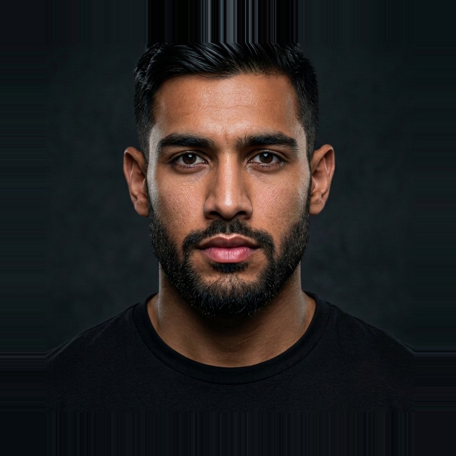 Ravi P. fighter portrait